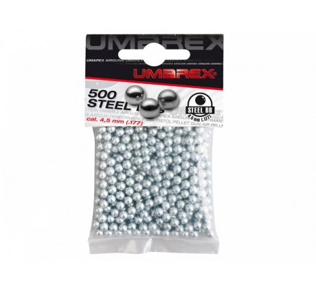 Guličky oceľové Umarex 500ks, kal. 4,5mm BBs