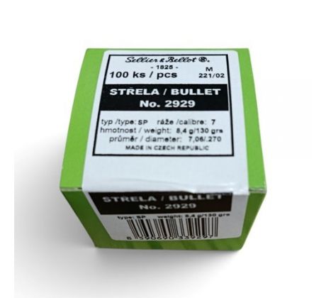 Strela 7mm S&B .270- 8,4g/130gr-SP /2929